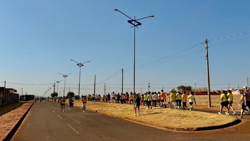 Imagem de compartilhamento para o artigo Costa Rica tem participação de mais de mil pessoas no último Treinão para a 3ª Corrida dos Poderes da MS Todo dia